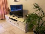 Landelijk wit tv meubel (eleonora) 200 breed 44 diep, 200 cm of meer, Gebruikt, Ophalen of Verzenden