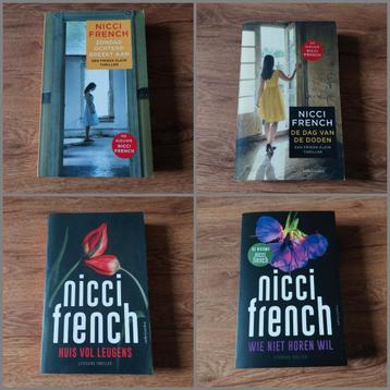 Thrillers • Nicci French • o.a. Wie niet horen wil  beschikbaar voor biedingen
