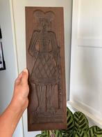 Hout houten speculaas pop plank speculaasplank bruin, Antiek en Kunst, Curiosa en Brocante, Ophalen of Verzenden