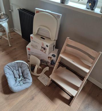 Stokke tripp trapp set in White wash beschikbaar voor biedingen