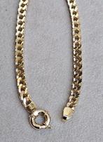 Prachtige 3D gourmet armband 14k goud, Sieraden, Tassen en Uiterlijk, Armbanden, Ophalen of Verzenden, Zo goed als nieuw, Zilver