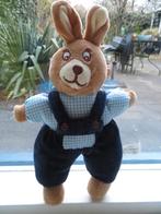 Konijn konijntje merk BSV blauwe broek geruite blouse, Ophalen of Verzenden, Zo goed als nieuw, Konijn