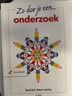 Roel Grit - Zo doe je een onderzoek, Sociale wetenschap, Ophalen of Verzenden, Zo goed als nieuw, Roel Grit; Mark Julsing