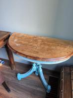 Half Ronde Tafel, Huis en Inrichting, Tafels | Bijzettafels, Ophalen, Gebruikt, Rond, 60 cm of meer