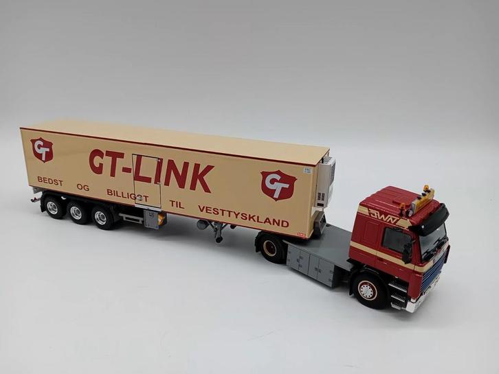 TEKNO SCANIA 113M + KOELTRAILER - WERNER NIELSEN, Hobby en Vrije tijd, Modelauto's | 1:50, Nieuw, Bus of Vrachtwagen, Tekno, Ophalen of Verzenden