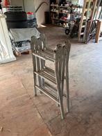 Vouwladder, Doe-het-zelf en Verbouw, Ladders en Trappen, Ophalen, Gebruikt, Ladder, Opvouwbaar of Inschuifbaar