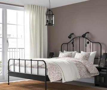 Zwart metalen bedframe - SAGSTUA IKEA - afbeelding 4