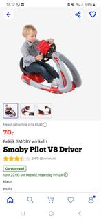 Smoby Pilot V8 Driver - Loopauto, Ophalen of Verzenden, Zo goed als nieuw, Loopvoertuig