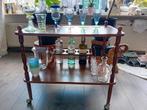 Mid century  Drank Trolley.  Serveerwagen,, Huis en Inrichting, Barren, Ophalen, Zo goed als nieuw