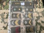 Kavel met diverse Rangen, Ophalen of Verzenden, Landmacht, Nederland, Embleem of Badge