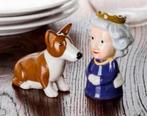 Queen Elizabeth & Corgi Peper + Zout stel set Salt & Pepper, Nieuw, Ophalen of Verzenden, Servies, H
