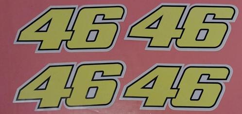 Valentino Rossi,The Doctor,46 stickers,17,5cm,13,5cm,,,,,,,, Motoren, Accessoires | Stickers, Ophalen of Verzenden