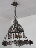 art nouveau Arts & crafts lamp glas ornamenten Tiffany, Antiek en Kunst, Antiek | Lampen, Ophalen