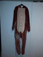 Bruine Onesie - Chip & Dale, Kleding | Dames, Huispakken, Maat 38/40 (M), Disney, Bruin, Ophalen of Verzenden