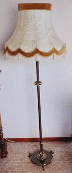 Vintage staande schemerlamp, Huis en Inrichting, Lampen | Tafellampen, Ophalen, Gebruikt, Vintage/klassiek, Metaal