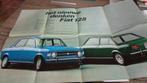 Folder  FIAT  128  ,  1-1971, Verzenden, Gelezen, Overige merken