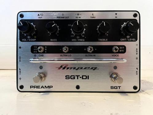Ampeg SGT-DI Bass preamp/drive/DI, Muziek en Instrumenten, Effecten, Zo goed als nieuw, Distortion, Overdrive of Fuzz, Ophalen of Verzenden