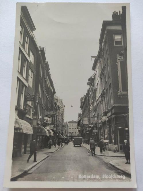 E873 Rotterdam Hoofdsteeg, Verzamelen, Ansichtkaarten | Nederland, Zuid-Holland, 1920 tot 1940, Ophalen of Verzenden