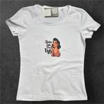 Nieuw T-shirt ‘better late', Wit, Nieuw, Ophalen of Verzenden, Korte mouw