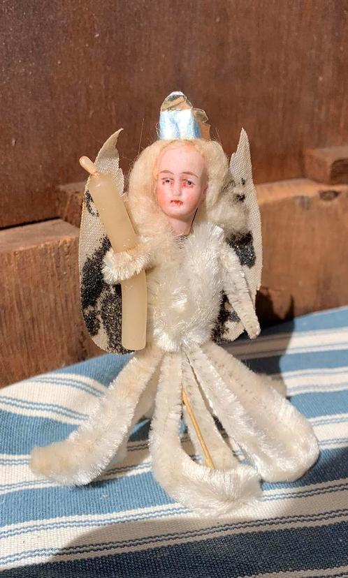 #kerst zeldzame Porselein Chinelle kerst Engel, Diversen, Kerst, Gebruikt, Ophalen of Verzenden