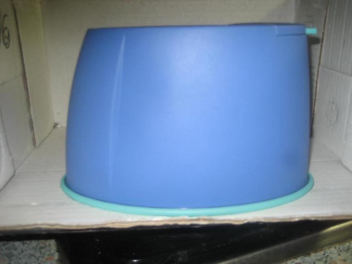 Tupperware voorraad bus met kijkvenster, Huis en Inrichting, Keuken | Tupperware, Zo goed als nieuw, Overige typen, Blauw, Groen