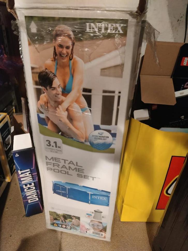 Intex Metal Frame Zwembad - 3.05m x 76cm, Tuin en Terras, Zwembaden, Nieuw, Opzetzwembad, Minder dan 80 cm, 200 tot 400 cm, 200 tot 300 cm