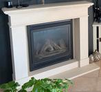 Zandstenen Schouw met Inzethaard, Huis en Inrichting, Ophalen of Verzenden, Gebruikt