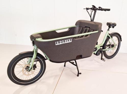 EBOBIKE ELEKTRISCHE tweewiel bakfietsen Bakfiets NL EPP Bak, Fietsen en Brommers, Fietsen | Driewielers, Nieuw, Verstelbare zitting