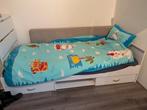 Gebruikt (kinder)bed met matras en lattenbodem, Huis en Inrichting, Slaapkamer | Matrassen en Bedbodems, Ophalen, Gebruikt, Eenpersoons