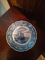 Delfts Blauw Wandbord met Zeilschip, Ophalen of Verzenden