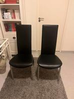 6 zwarte stoelen voor 50 euro., Verzenden, Zo goed als nieuw, Zwart
