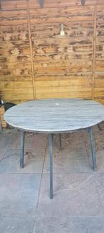 Ronde tuintafel, Tuin en Terras, Tuintafels, Ophalen, Gebruikt, Rond, Hout