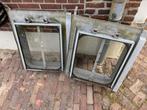 Zinken dakraam  2 stuks, Doe-het-zelf en Verbouw, Ophalen, Gebruikt, Minder dan 80 cm, Minder dan 80 cm