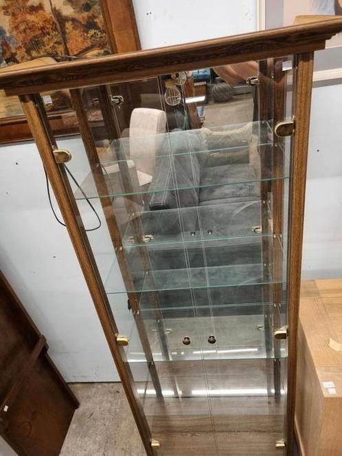 Vitrinekast met licht, Huis en Inrichting, Kasten | Vitrinekasten, Minder dan 100 cm, 50 tot 100 cm, 25 tot 50 cm, Ophalen