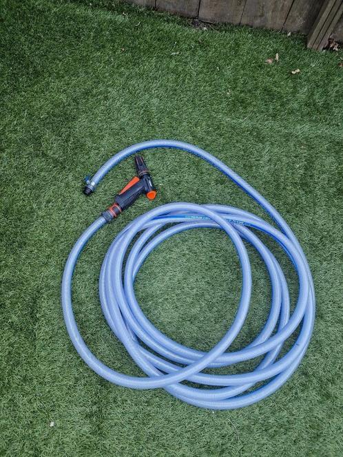 Polyflex slang 19x27 10 meter met spuitpistool, Doe-het-zelf en Verbouw, Buizen en Afvoer, Gebruikt, Overige typen, Pvc, 6 meter of meer
