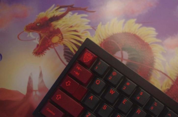 High-end Custom keyboard | QK60 | GMK Red Dragon | Morandi, Computers en Software, Toetsenborden, Zo goed als nieuw, Qwerty, Bedraad