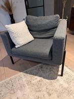 Grijze IKEA fauteuil met stoffen bekleding, Ophalen of Verzenden, Zo goed als nieuw, Stof, 75 tot 100 cm