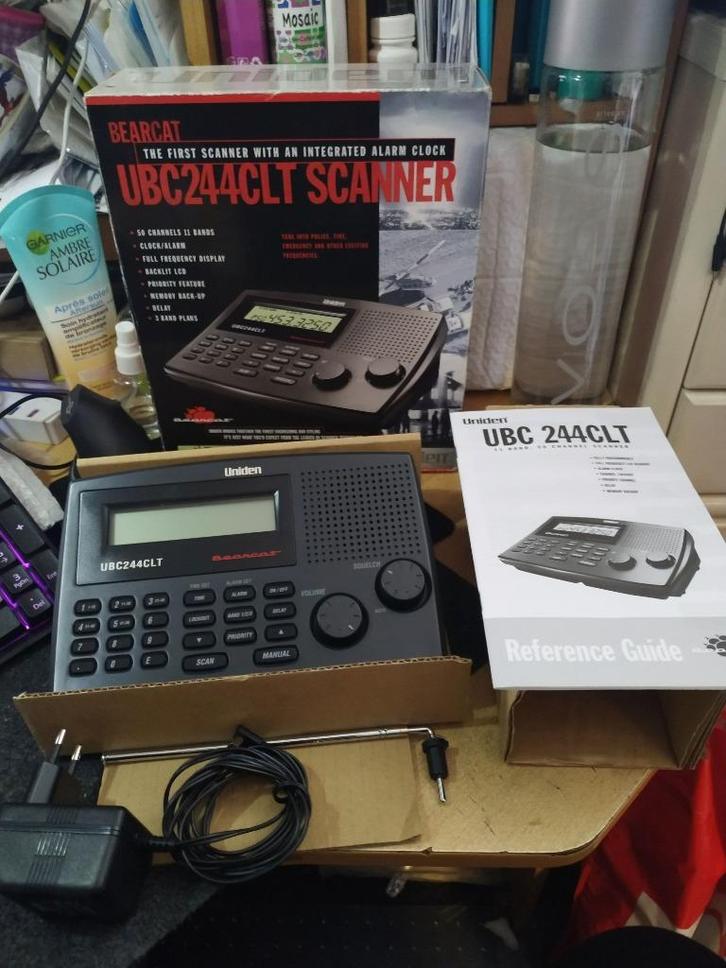 Uniden Bearcat UBC 244 CLT scanner, Telecommunicatie, Scanners, Zo goed als nieuw, Minder dan 30 kanalen, Ophalen of Verzenden