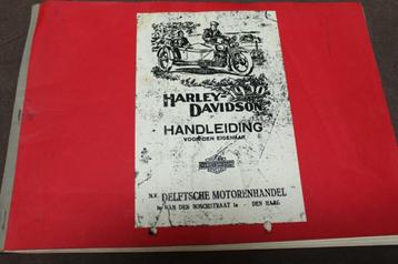 Harley Davidson 1930 handleiding Kopie beschikbaar voor biedingen