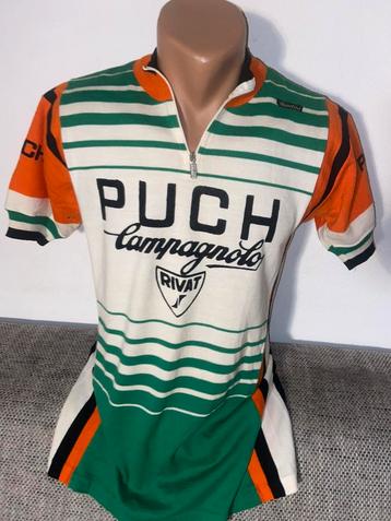 Oud wielrenshirt PUCH RIVAT CAMPAGNOLO Tour de France 1984 beschikbaar voor biedingen