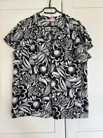 Studio anneloes joelle flower blouse XXL zwart/offwhite, Kleding | Dames, Zwart, Maat 46/48 (XL) of groter, Ophalen of Verzenden