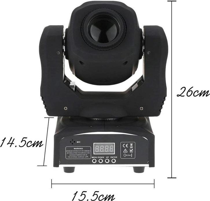 Movingheads moving heads 90 watt LED, Muziek en Instrumenten, Licht en Laser, Zo goed als nieuw, Licht, Geluidgestuurd, Kleur