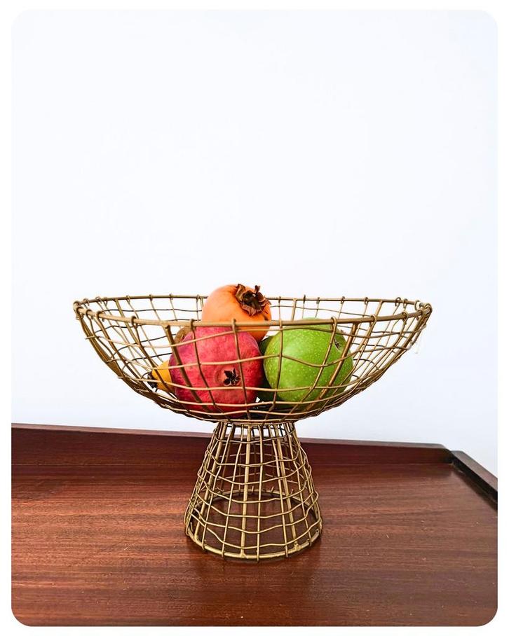 Madam Stoltz fruitmand - Nieuw, Huis en Inrichting, Woonaccessoires | Schalen en Manden, Nieuw, Rond, Verzenden