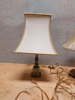 Vintage Tafellampen Set - Messing, Onyx, Glas, Antiek en Kunst, Ophalen of Verzenden