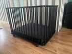Prénatal inklapbox Edin Black incl. matras, Kinderen en Baby's, Boxen, Ophalen of Verzenden, Zo goed als nieuw, In hoogte verstelbaar