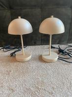 Nachtlampjes 2 stuks kleur beige, 30cm hoog, Ophalen of Verzenden, Zo goed als nieuw, Retro, Minder dan 50 cm
