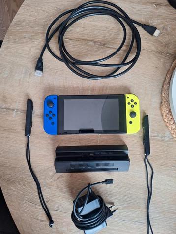 Nintendo switch 256GB krasvrij met dock en kabels  beschikbaar voor biedingen