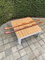 Twee teak handgrepen (115cm) – klassiek en opnieuw vernist, Watersport en Boten, Ophalen of Verzenden, Zo goed als nieuw, Dekbeslag