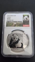 China 2015 Panda 10 Yuan MS70 NGC, Postzegels en Munten, Munten | Azië, Ophalen of Verzenden