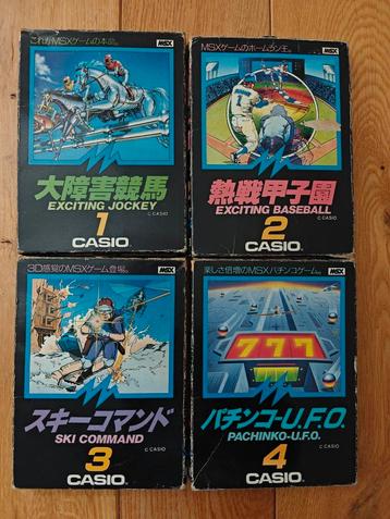 MSX Casio games 4x beschikbaar voor biedingen